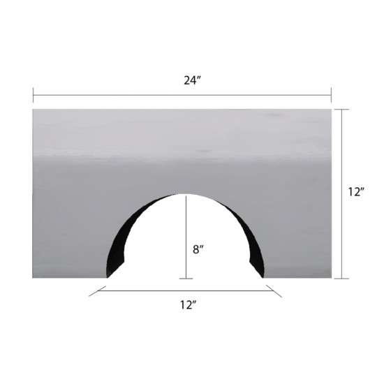 Precast Concrete Road Kerb With Drainage Outlet 24'' (L) x 6'' (W) x 12'' (H) Precast Concrete Road Kerb With Drainage Outlet 24'' (L) x 6'' (W) x 12'' (H)