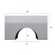 Precast Concrete Road Kerb With Drainage Outlet 24'' (L) x 6'' (W) x 12'' (H) Precast Concrete Road Kerb With Drainage Outlet 24'' (L) x 6'' (W) x 12'' (H)