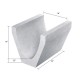 Precast Concrete V Block Drain 18'' (W) x 18'' (H) x 24'' (L) x 2.5'' (T) - Thin Precast Concrete V Block Drain 18'' (W) x 18'' (H) x 24'' (L) x 2.5'' (T) - Thin