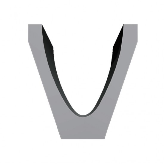Precast Concrete V Block Drain 18'' (W) x 18'' (H) x 24'' (L) x 2.5'' (T) - Thin Precast Concrete V Block Drain 18'' (W) x 18'' (H) x 24'' (L) x 2.5'' (T) - Thin
