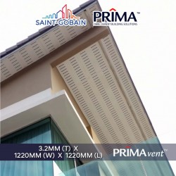 Saint-Gobain Prima Vent Slotted Eaves Lining 3.2MM (T) x 1220MM 4' (W) x 1220MM 4' (L)