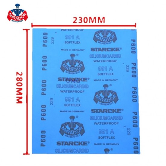 1PC Germany Matador Grit Size P60-P7000 High Quality Abrasive Paper (Silicone Carbide) Waterproof Sandpaper Sheet 1PC Germany Matador Grit Size P60-P7000 High Quality Abrasive Paper (Silicone Carbide) Waterproof Sandpaper Sheet