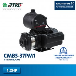 Grundfos CMB5-37PM1 Automatic Home Pressure Booster Water Pump 1.0HP