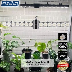 SANSI 50W LED Grow Bar Light Daylight Full Spectrum And Sunlight Grow Light Lamp For Indoor Garden Houseplants/Greenhouse