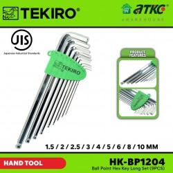 Tekiro HK-BP1204 Ball Point Hex Key Long Set (9PCS)