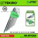 Tekiro HK-BP1204 Ball Point Hex Key Long Set (9PCS) Tekiro HK-BP1204 Ball Point Hex Key Long Set (9PCS)