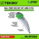 Tekiro HK-BP1204 Ball Point Hex Key Long Set (9PCS) Tekiro HK-BP1204 Ball Point Hex Key Long Set (9PCS)