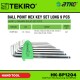 Tekiro HK-BP1204 Ball Point Hex Key Long Set (9PCS) Tekiro HK-BP1204 Ball Point Hex Key Long Set (9PCS)