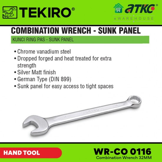 Tekiro Combination Wrench 6MM - 32MM