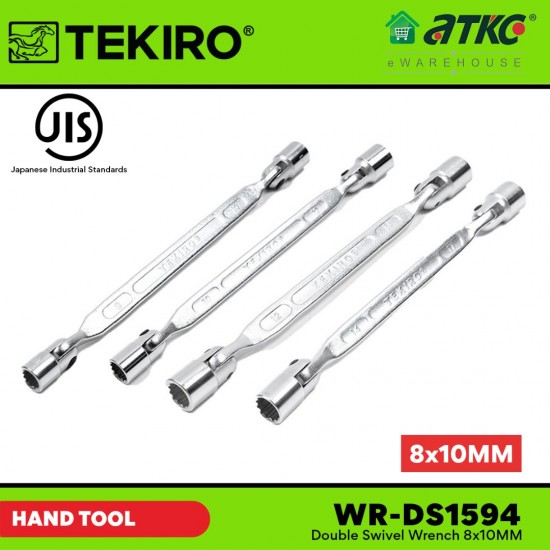 Tekiro WR-DS1594 Double Swivel Wrench 8x10MM