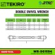 Tekiro WR-DS1594 Double Swivel Wrench 8x10MM