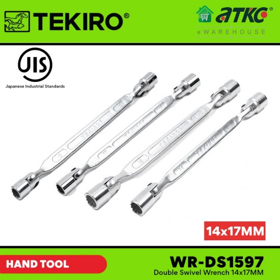 Tekiro WR-DS1597 Double Swivel Wrench 14x17MM