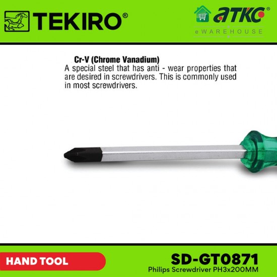 Tekiro Screwdriver Philips/Slotted Tekiro Screwdriver Philips/Slotted