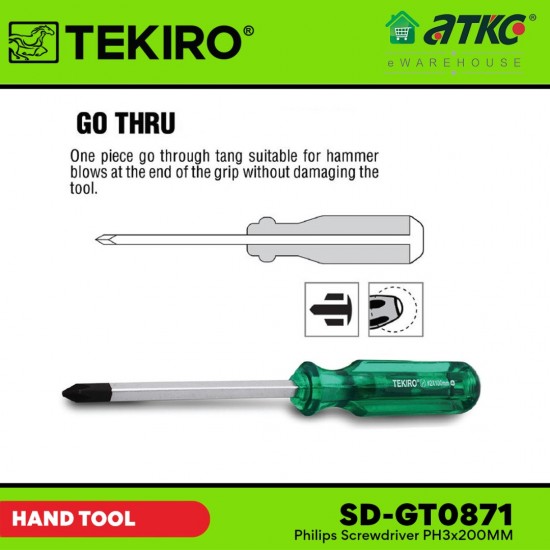 Tekiro Screwdriver Philips/Slotted Tekiro Screwdriver Philips/Slotted
