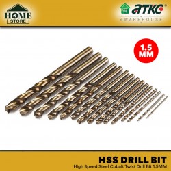 Home Store HSS High Speed Steel M35 Cobalt Twist Drill Bit 1.5MM (1PC)