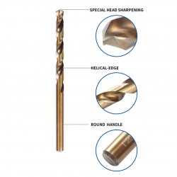 Home Store HSS High Speed Steel M35 Cobalt Twist Drill Bit 12.5MM (1PC) Home Store HSS High Speed Steel M35 Cobalt Twist Drill Bit 12.5MM (1PC)