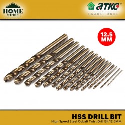 Home Store HSS High Speed Steel M35 Cobalt Twist Drill Bit 12.5MM (1PC)