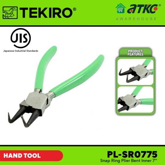 Tekiro PL-SR0775 Snap Ring Plier Bent Inner 7''
