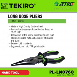 Tekiro PL-LN0760 Long Nose Plier 6'' Tekiro PL-LN0760 Long Nose Plier 6''