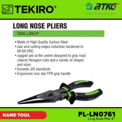 Tekiro PL-LN0761 Long Nose Plier 8'' Tekiro PL-LN0761 Long Nose Plier 8''