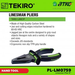 Tekiro PL-LM0759 Linesman Pliers 8'' Tekiro PL-LM0759 Linesman Pliers 8''