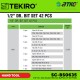 Tekiro SC-BS0635 1/2'' Dr.Star Socket Bit Set (T20-T60) 42PCS Tekiro SC-BS0635 1/2'' Dr.Star Socket Bit Set (T20-T60) 42PCS