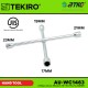 Tekiro AU-WC1463 4 Ways Cross Wrench 14'' (17, 19, 21, 23MM)