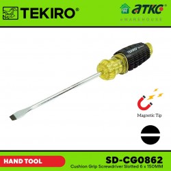 Tekiro SD-CG0862 Cushion Grip Slotted Screwdriver 6x150MM 