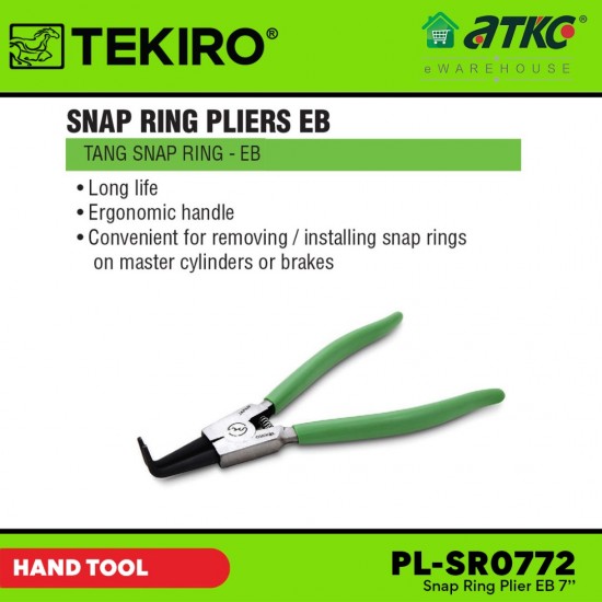 Tekiro PL-SR0772 Snap Ring Pliers EB 7''