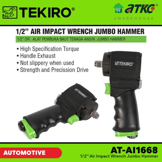 Tekiro AT-AI1668 1/2'' Air Impact Wrench Jumbo Hammer Tekiro AT-AI1668 1/2'' Air Impact Wrench Jumbo Hammer