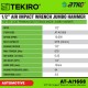 Tekiro AT-AI1668 1/2'' Air Impact Wrench Jumbo Hammer Tekiro AT-AI1668 1/2'' Air Impact Wrench Jumbo Hammer