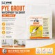 PYE Grout Waterproof Tile Grout 1KG - White/Grey PYE Grout Waterproof Tile Grout 1KG - White/Grey