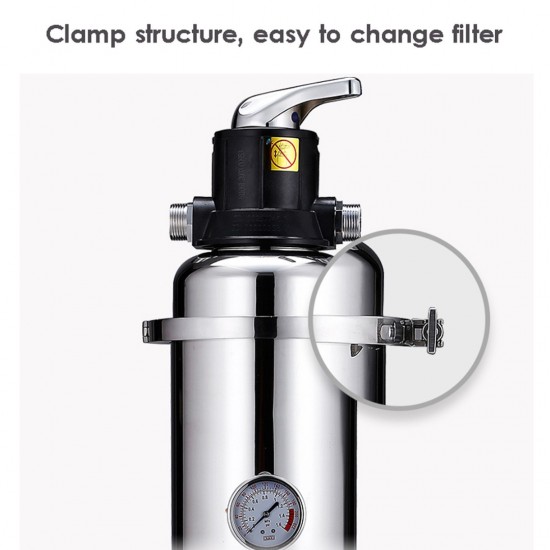 Home Store SUS304 Stainless Steel PVDF Membrane UF Household Water Purifier Water Filter 8000L