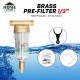 Home Store Brass Pre-Treatment System Water Pre-Filter 1/2", 3/4", 1"