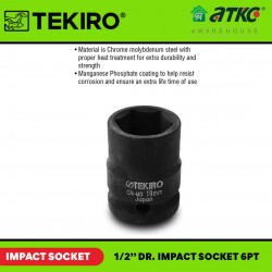 Tekiro IS-IS0648 1/2'' Dr. Impact Socket 6PT 14MM Tekiro IS-IS0648 1/2'' Dr. Impact Socket 6PT 14MM