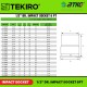 Tekiro IS-IS0654 1/2'' Dr. Impact Socket 6PT 20MM  