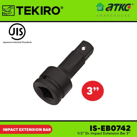 Tekiro IS-EB0742 1/2'' Dr. Impact Extension Bar 3''  