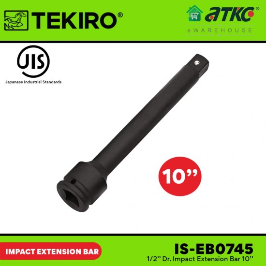 Tekiro IS-EB0744 1/2'' Dr. Impact Extension Bar 10'' Tekiro IS-EB0744 1/2'' Dr. Impact Extension Bar 10''