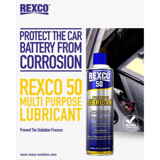 Rexco 50 Multipurpose Lubricant 350ML / 500ML Rexco 50 Multipurpose Lubricant 350ML / 500ML