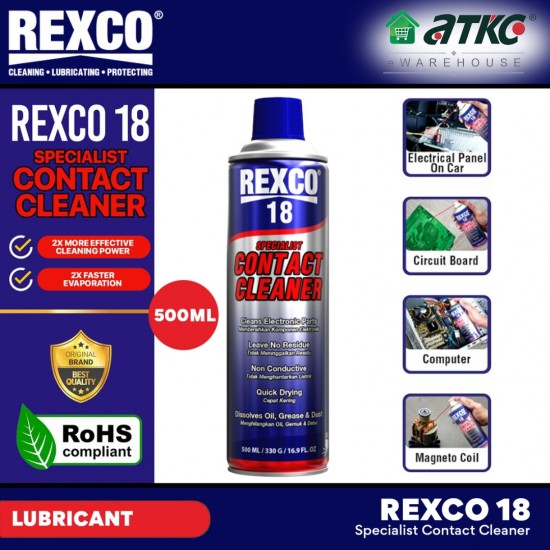 Rexco 18 Specialist Contact Cleaner 500ML