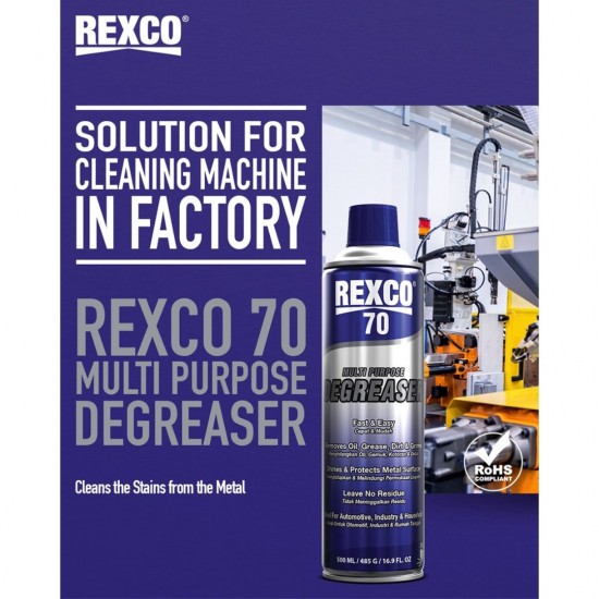 Rexco 70 Multipurpose Degreaser 500ML Rexco 70 Multipurpose Degreaser 500ML