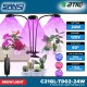 SANSI 24W Adjustable 3-Head LED Grow Light Daylight Full Spectrum And Sunlight Grow Light Flexible Lamp For Indoor Garden Houseplants/Greenhouse