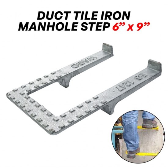 Ductile Iron Manhole Step 6'' (W) x 9'' (L)