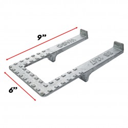 Ductile Iron Manhole Step 6'' (W) x 9'' (L) Ductile Iron Manhole Step 6'' (W) x 9'' (L)