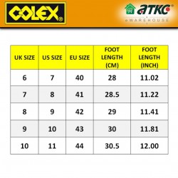 Colex RSY-9900 Safety Shoes Gumboot Rubber Shoes Steel Toe Colex RSY-9900 Safety Shoes Gumboot Rubber Shoes Steel Toe