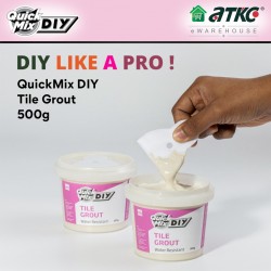YTL QuickMix DIY Tile Grout 500G (White Grey)