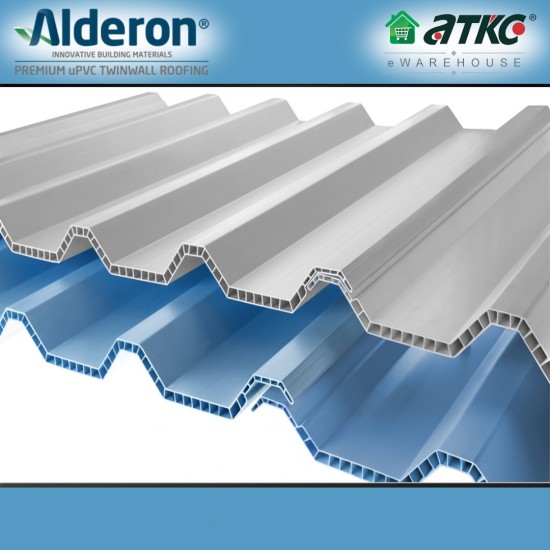Alderon ID 860 Premium Vinyl Composite Twinwall Corrugated Roofing 10MM (T) x 860MM (W) x 11900MM (L) Alderon ID 860 Premium Vinyl Composite Twinwall Corrugated Roofing 10MM (T) x 860MM (W) x 11900MM (L)