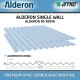 Alderon RS Roma Premium Single Wall Corrugated Roofing 1.2MM (T) x 764MM (W) x 3M (L) Alderon RS Roma Premium Single Wall Corrugated Roofing 1.2MM (T) x 764MM (W) x 3M (L)