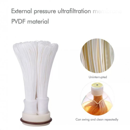 Home Store SUS304 Stainless Steel Whole House PVDF Ultrafiltration Membrane Drinking Water Purifier Water Filter System 3500L