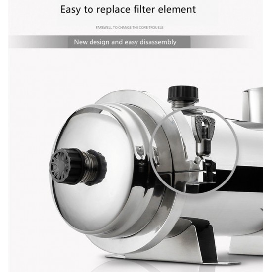Home Store SUS304 Stainless Steel Whole House PVDF Ultrafiltration Membrane Drinking Water Purifier Water Filter System 6000L
